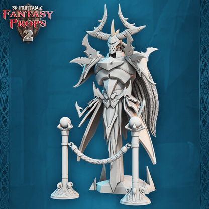3D Printed STL Miniatures Fantasy Props 2 Museum Set 28 - 32mm War Gaming D&D