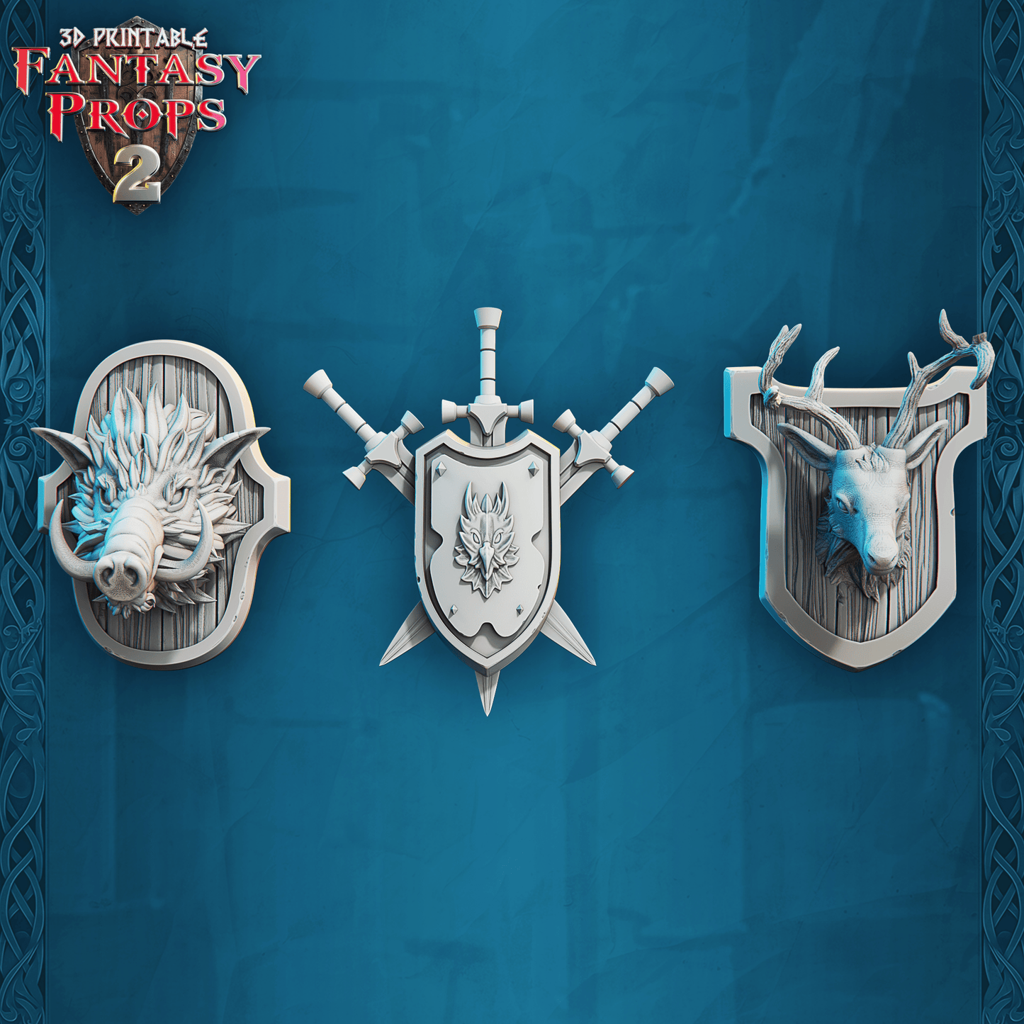 3D Printed STL Miniatures Fantasy Props 2 Tavern 28 - 32mm War Gaming D&D