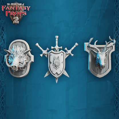 3D Printed STL Miniatures Fantasy Props 2 Tavern 28 - 32mm War Gaming D&D