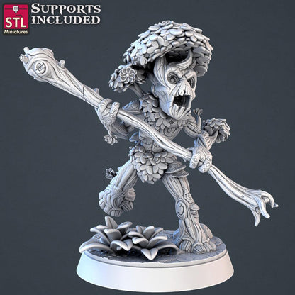 3D Printed STL Miniatures Forest Protectors Set 28 - 32mm War Gaming D&D