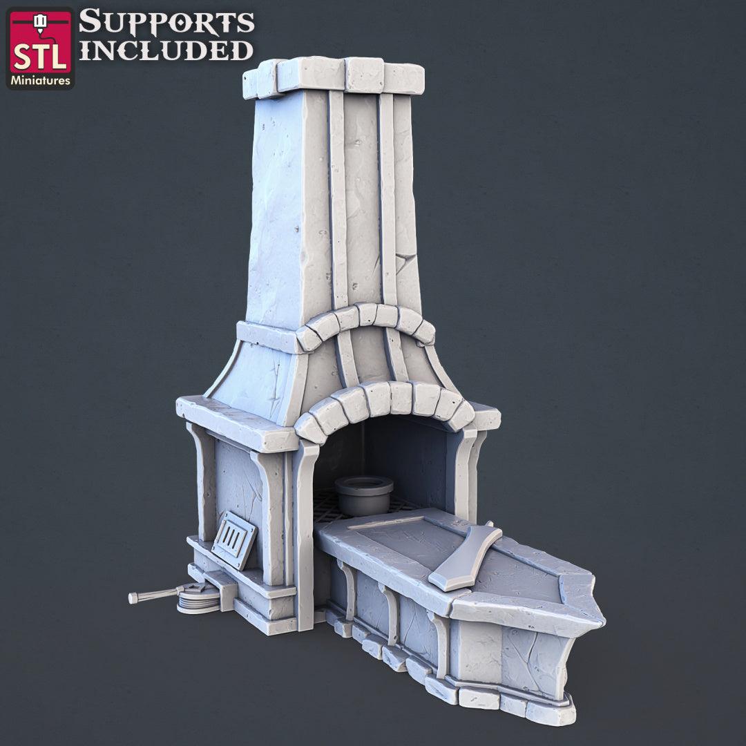 3D Printed STL Miniatures Genasi Set 28 - 32mm War Gaming D&D