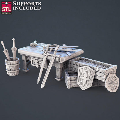3D Printed STL Miniatures Genasi Set 28 - 32mm War Gaming D&D
