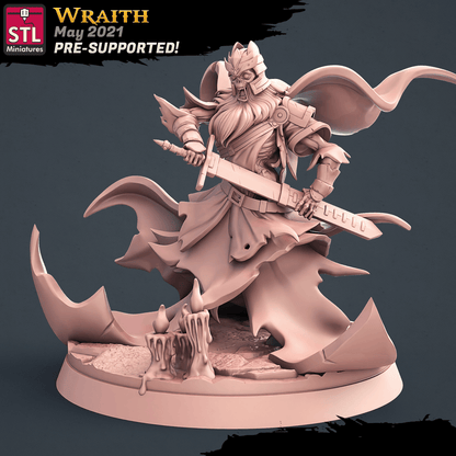 3D Printed STL Miniatures Graveyard Set 28 - 32mm War Gaming D&D