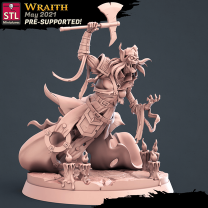 3D Printed STL Miniatures Graveyard Set 28mm - 32mm War Gaming D&D