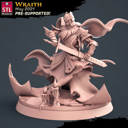 3D Printed STL Miniatures Graveyard Set 28mm - 32mm War Gaming D&D
