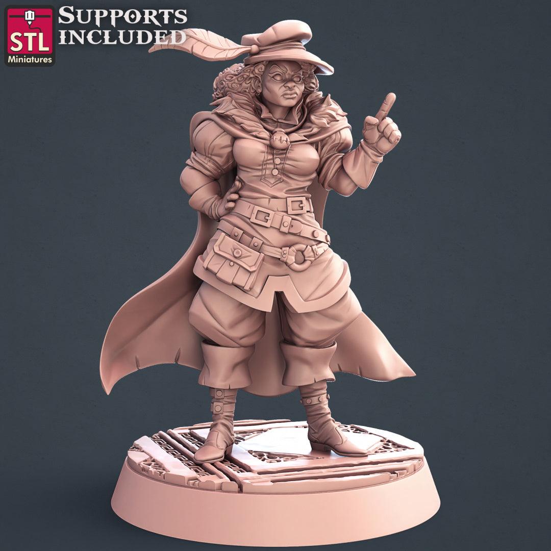 3D Printed STL Miniatures Guild Masters Set 28mm - 32mm War Gaming D&D