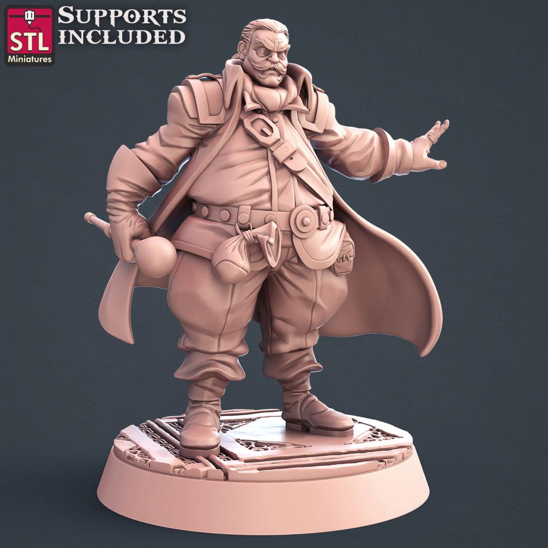 3D Printed STL Miniatures Guild Masters Set 28mm - 32mm War Gaming D&D