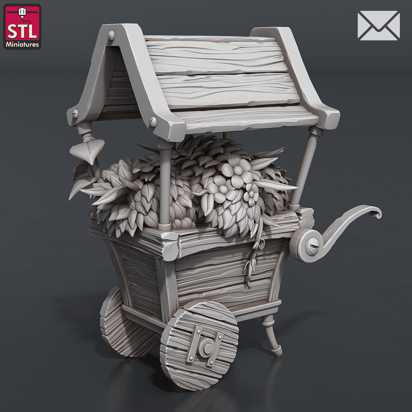 3D Printed STL Miniatures Herbalist Set 28 - 32mm War Gaming D&D