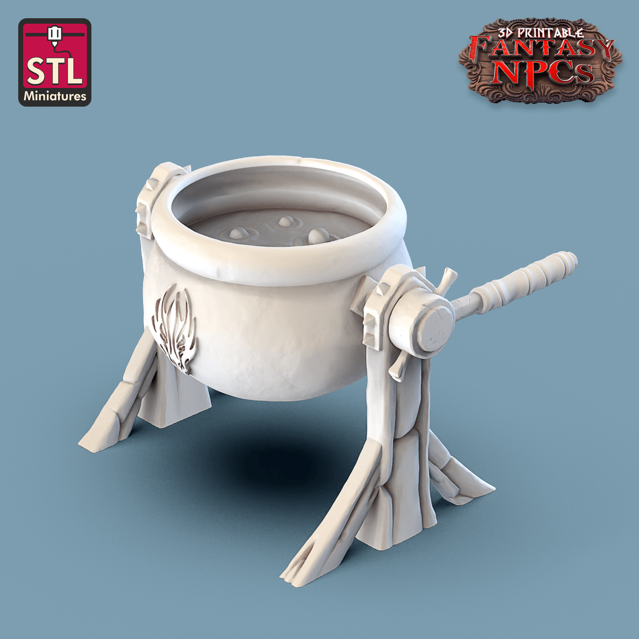 3D Printed STL Miniatures Inn Tavern Set Fantasy NPC 28mm - 32mm War Gaming D&D
