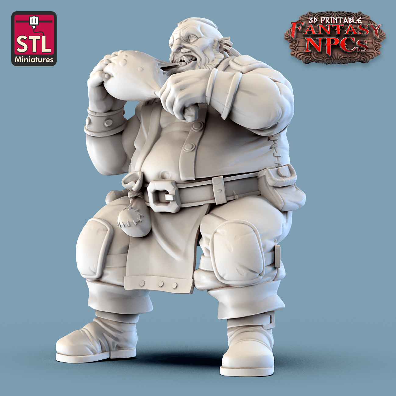 3D Printed STL Miniatures Inn Tavern Set Fantasy NPC 28mm - 32mm War Gaming D&D