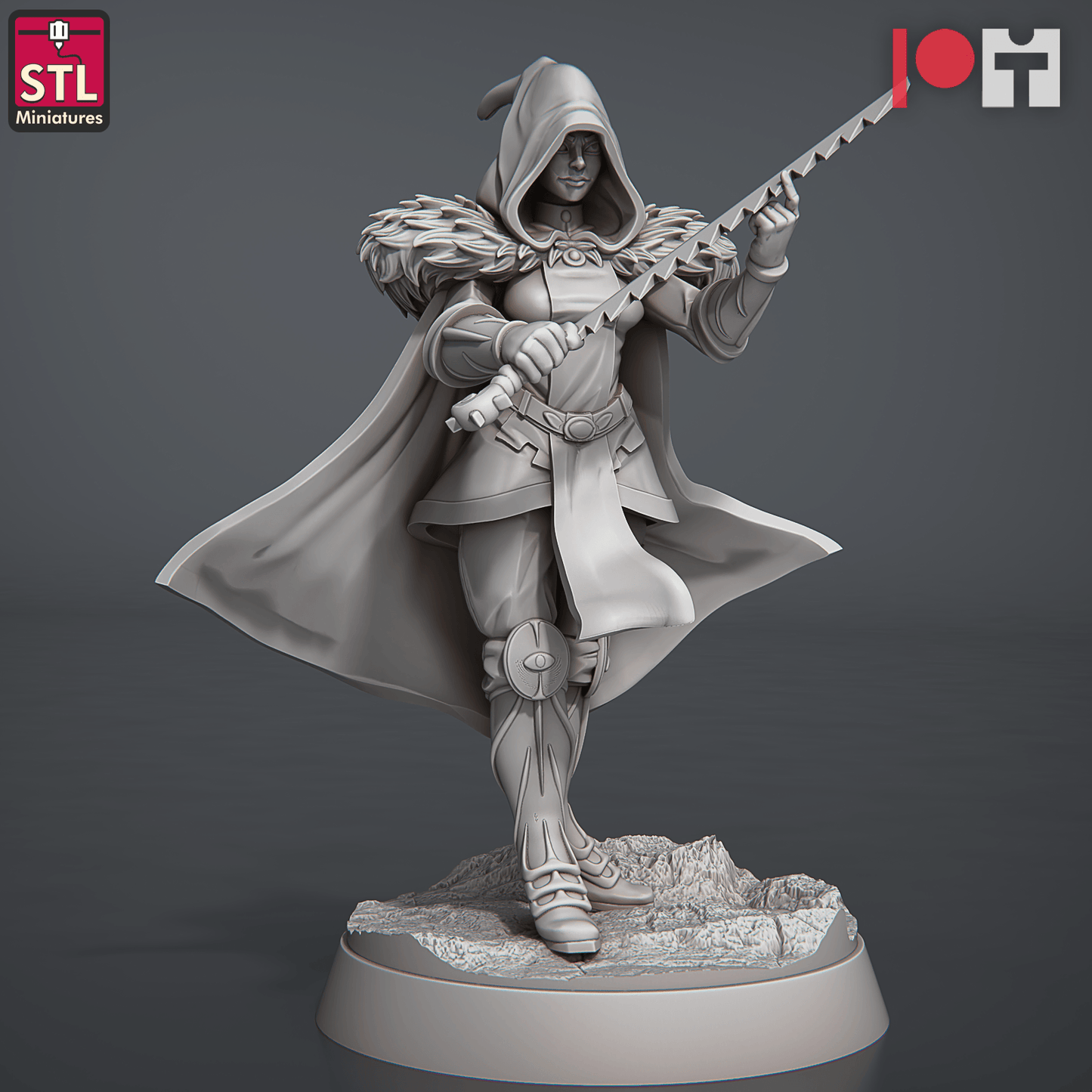 3D Printed STL Miniatures Inquisitors Set 28 - 32mm War Gaming D&D