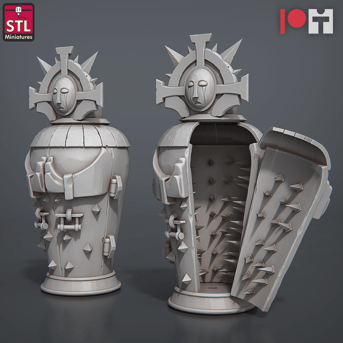 3D Printed STL Miniatures Inquisitors Set 28 - 32mm War Gaming D&D