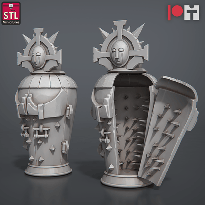3D Printed STL Miniatures Inquisitors Set 28 - 32mm War Gaming D&D