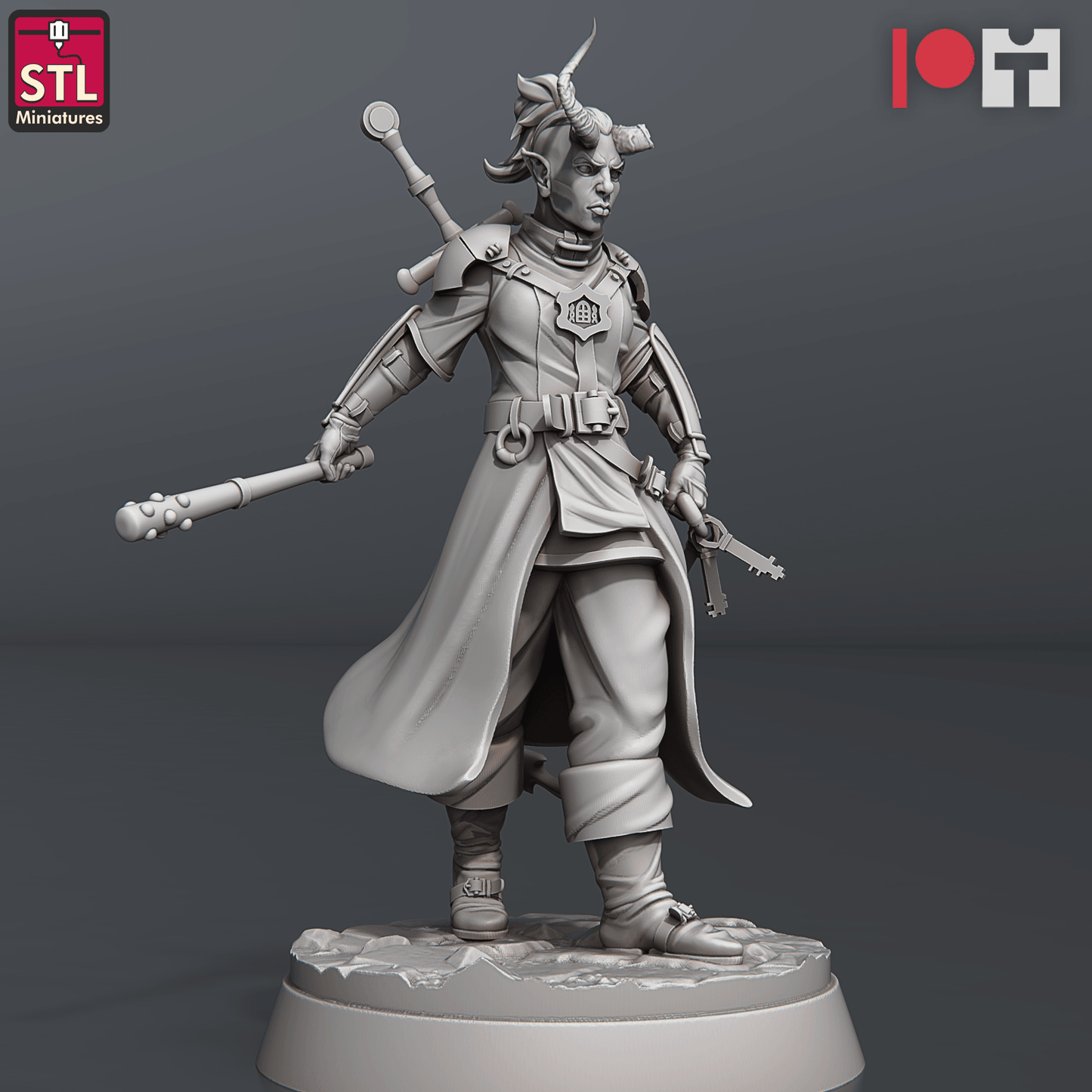 3D Printed STL Miniatures Jail Set 28 - 32mm War Gaming D&D