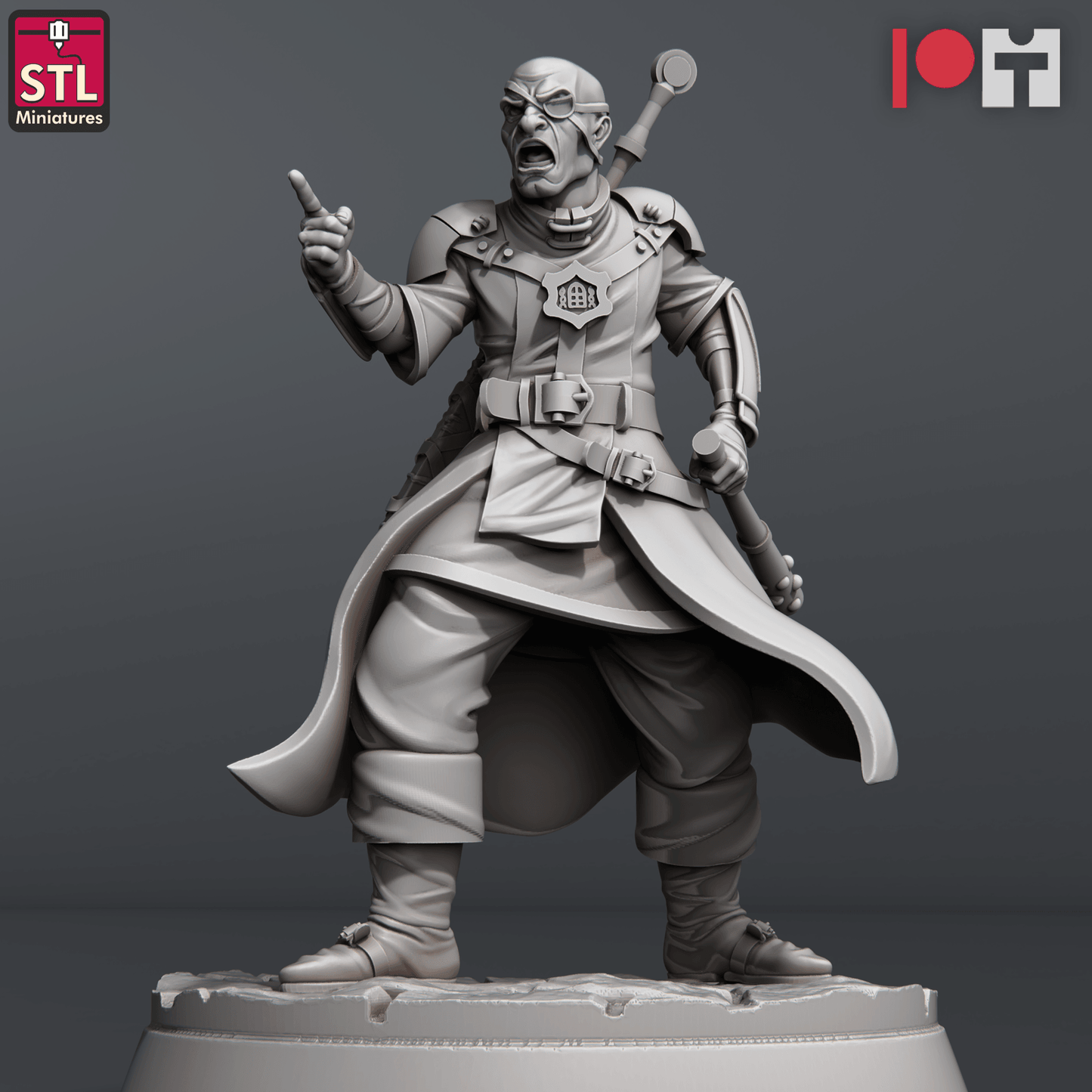 3D Printed STL Miniatures Jail Set 28 - 32mm War Gaming D&D