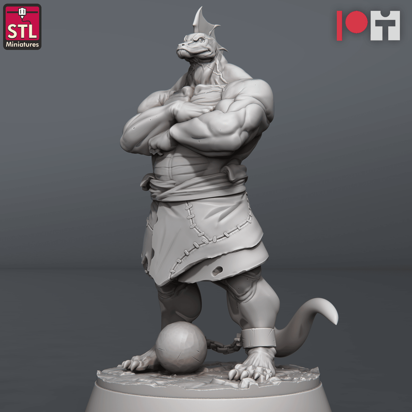 3D Printed STL Miniatures Jail Set 28 - 32mm War Gaming D&D
