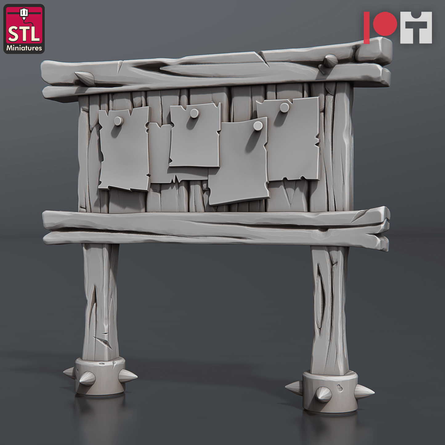 3D Printed STL Miniatures Jail Set 28 - 32mm War Gaming D&D