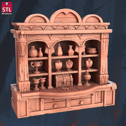 3D Printed STL Miniatures Jewels Crafters Set 28 - 32mm War Gaming D&D