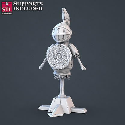 3D Printed STL Miniatures Jousting Set 28mm - 32mm War Gaming D&D