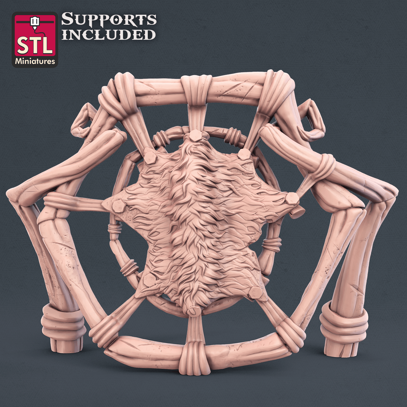 3D Printed STL Miniatures Leather Worker Set 28mm - 32mm War Gaming D&D
