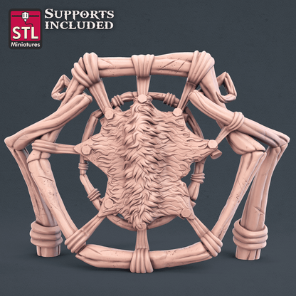 3D Printed STL Miniatures Leather Worker Set 28mm - 32mm War Gaming D&D