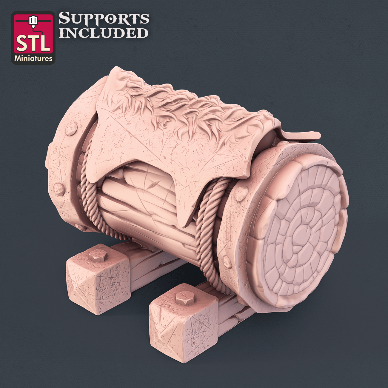 3D Printed STL Miniatures Leather Worker Set 28mm - 32mm War Gaming D&D