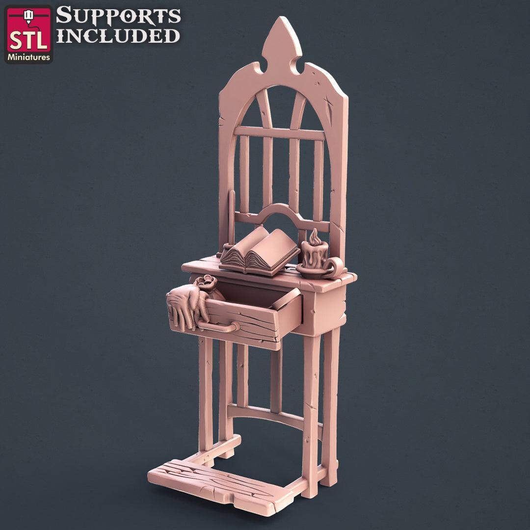3D Printed STL Miniatures Lender Set Fantasy NPC 2 | 28 - 32mm War Gaming D&D