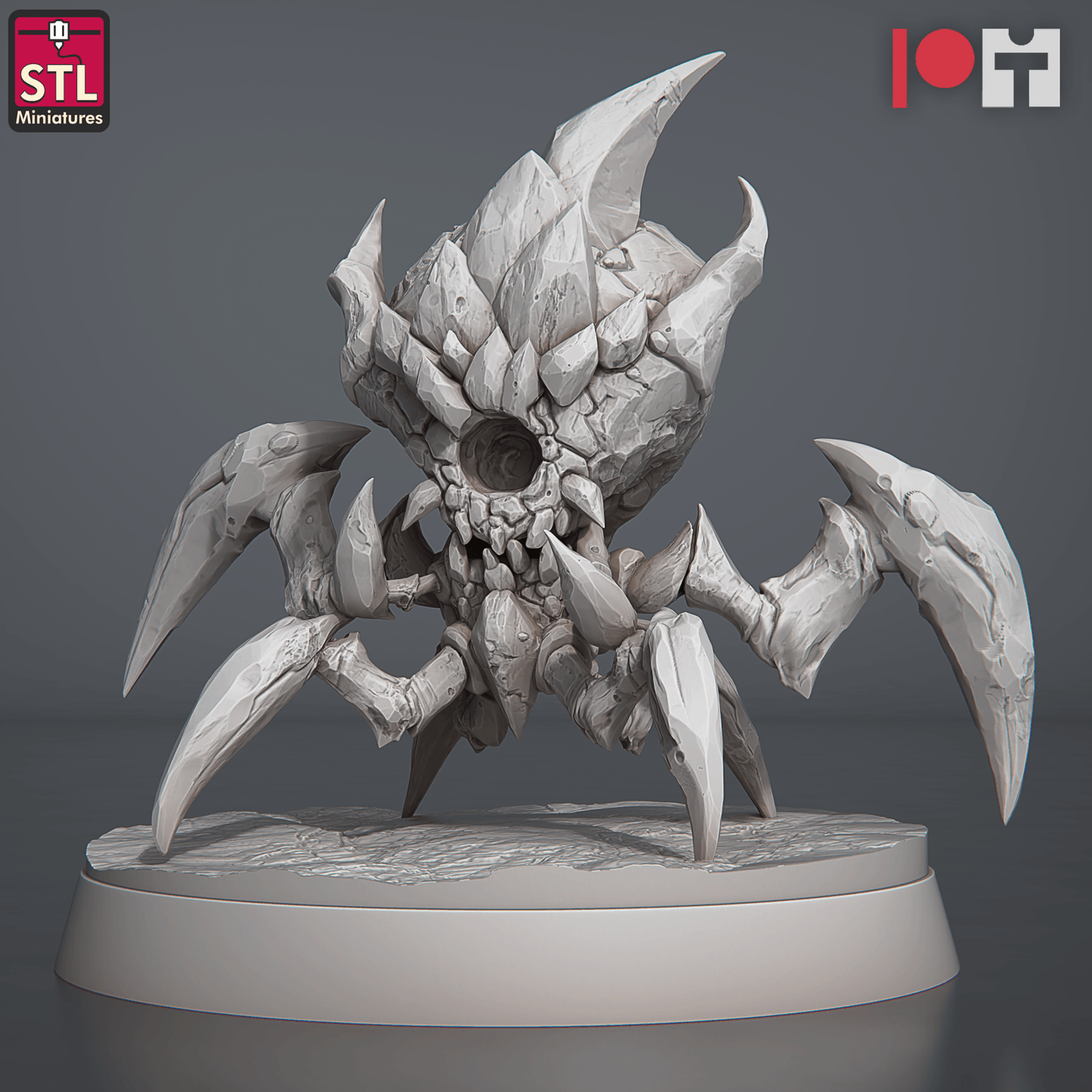3D Printed STL Miniatures Magmites Hellcrows Set 28 - 32mm War Gaming D&D