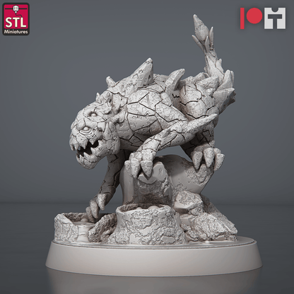 3D Printed STL Miniatures Magmites Hellcrows Set 28 - 32mm War Gaming D&D