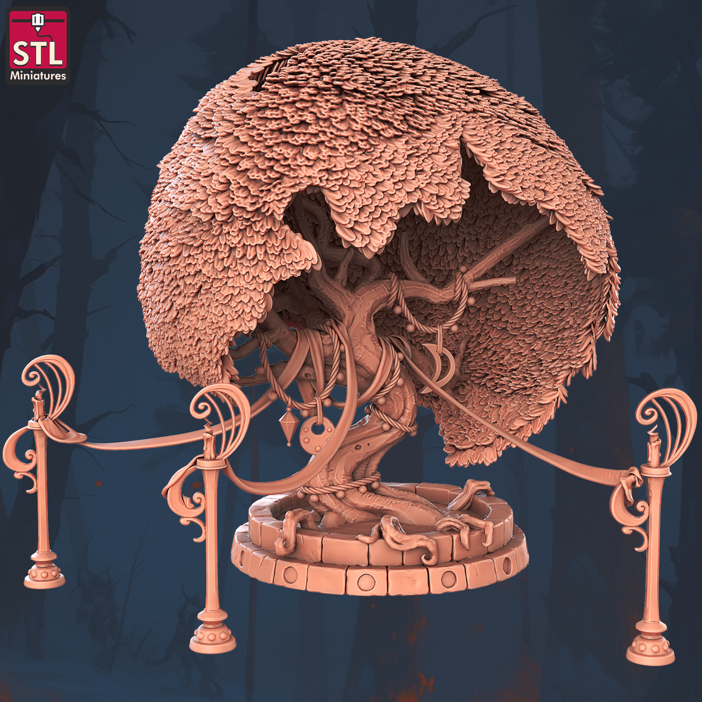 3D Printed STL Miniatures Masquerade Vetenian Carnival Set 28 - 32mm War Gaming D&D