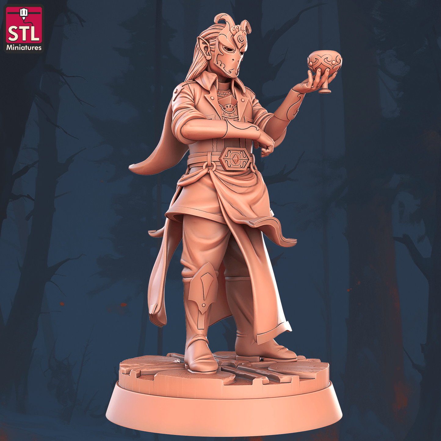 3D Printed STL Miniatures Masquerade Vetenian Carnival Set 28 - 32mm War Gaming D&D