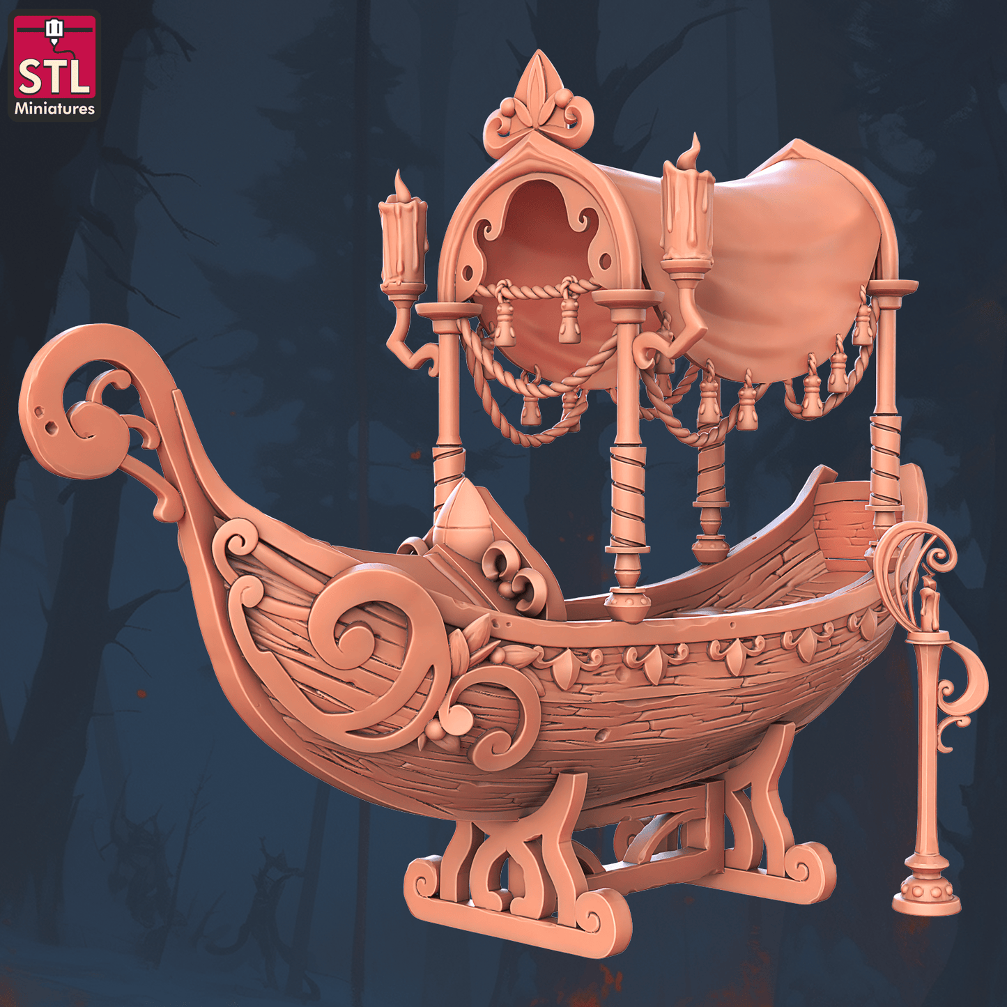 3D Printed STL Miniatures Masquerade Vetenian Carnival Set 28 - 32mm War Gaming D&D