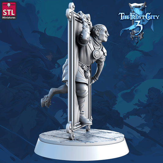 3D Printed STL Miniatures Mirror Monster Core Characters The Frost City 3 28 - 32mm War Gaming D&D