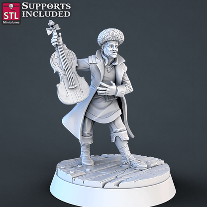 3D Printed STL Miniatures Music Store Set | 28 - 32mm War Gaming D&D