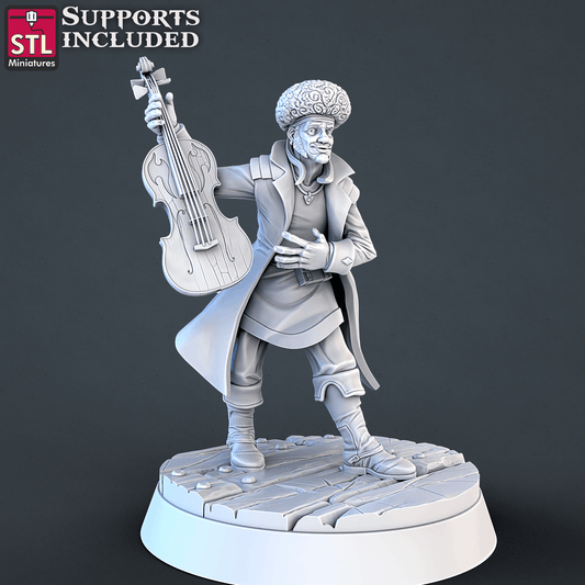3D Printed STL Miniatures Music Store Set | 28 - 32mm War Gaming D&D