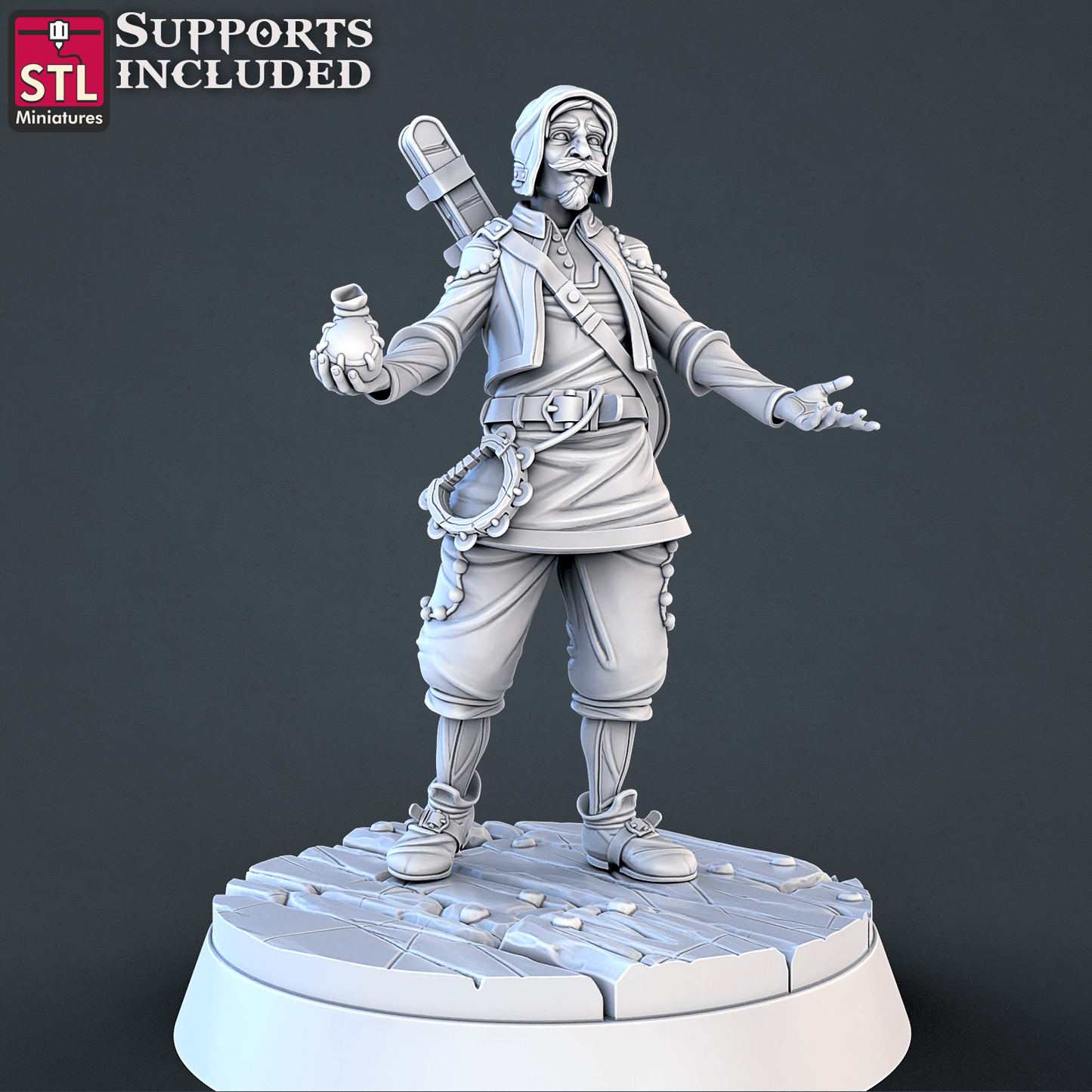 3D Printed STL Miniatures Music Store Set | 28 - 32mm War Gaming D&D