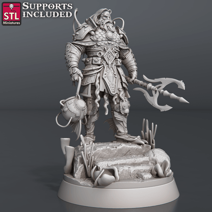 3D Printed STL Miniatures NeverDawn Dark Waters Set 28 - 32mm War Gaming D&D