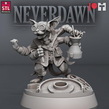 3D Printed STL Miniatures Neverdawn Stein Gang 28 - 32mm War Gaming D&D