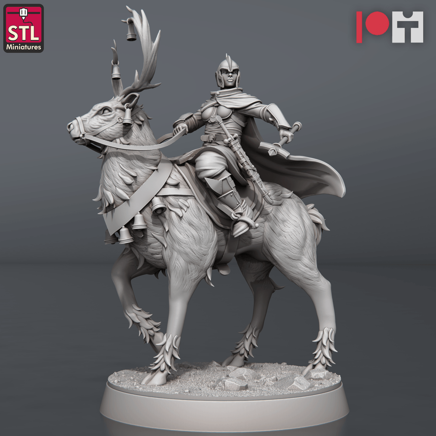 3D Printed STL Miniatures Nobles Set 28 - 32mm War Gaming D&D