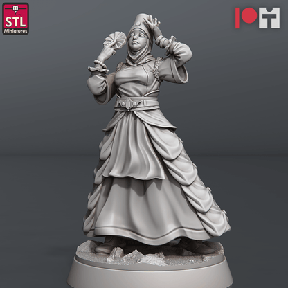 3D Printed STL Miniatures Nobles Set 28 - 32mm War Gaming D&D