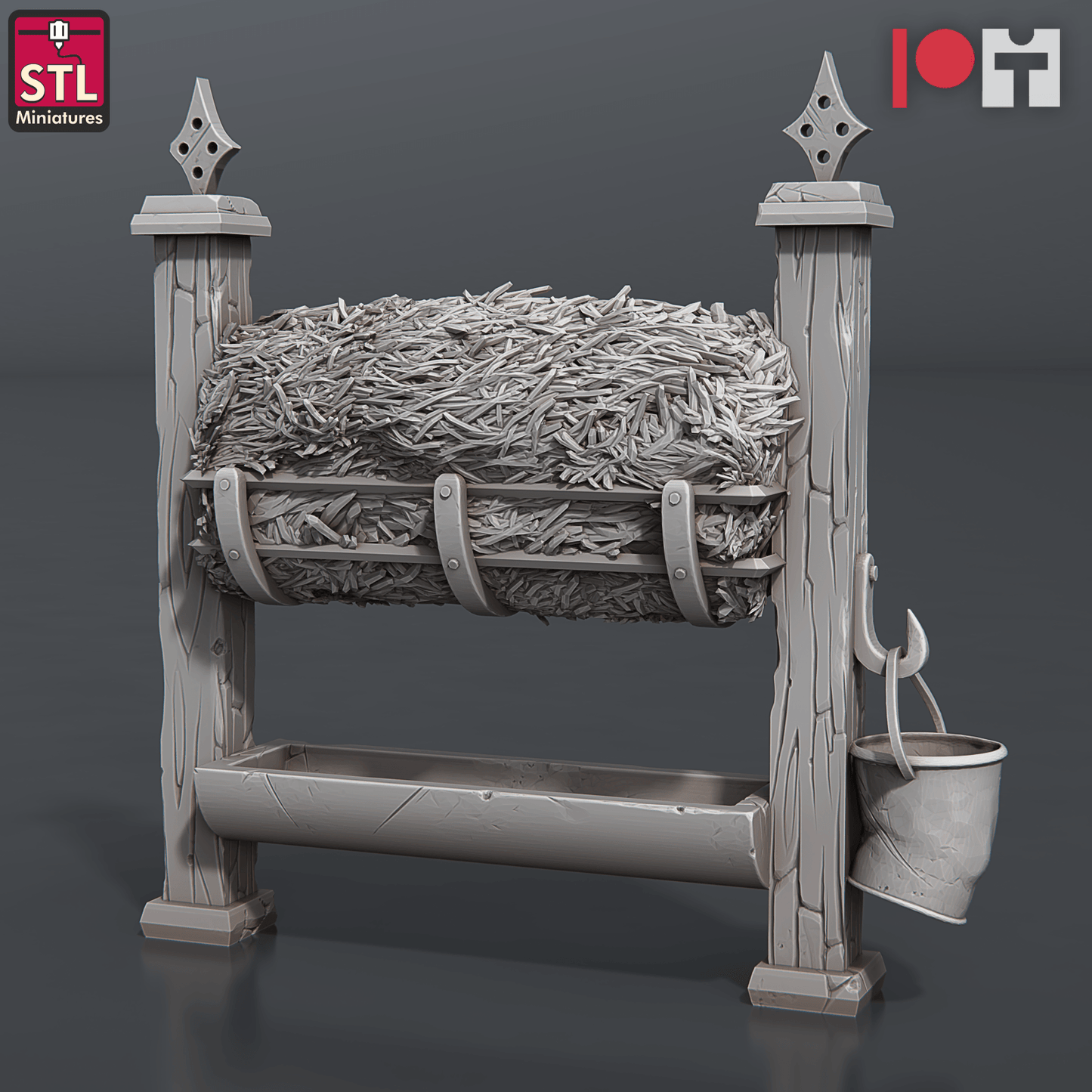 3D Printed STL Miniatures Nobles Set 28 - 32mm War Gaming D&D