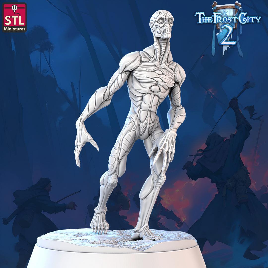 3D Printed STL Miniatures Nullmens The Frost City 2 28 - 32mm War Gaming D&D
