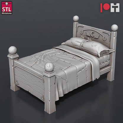 3D Printed STL Miniatures Orphanage Set 28 - 32mm War Gaming D&D