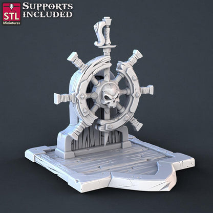 3D Printed STL Miniatures Pirate Set 28 - 32mm War Gaming D&D