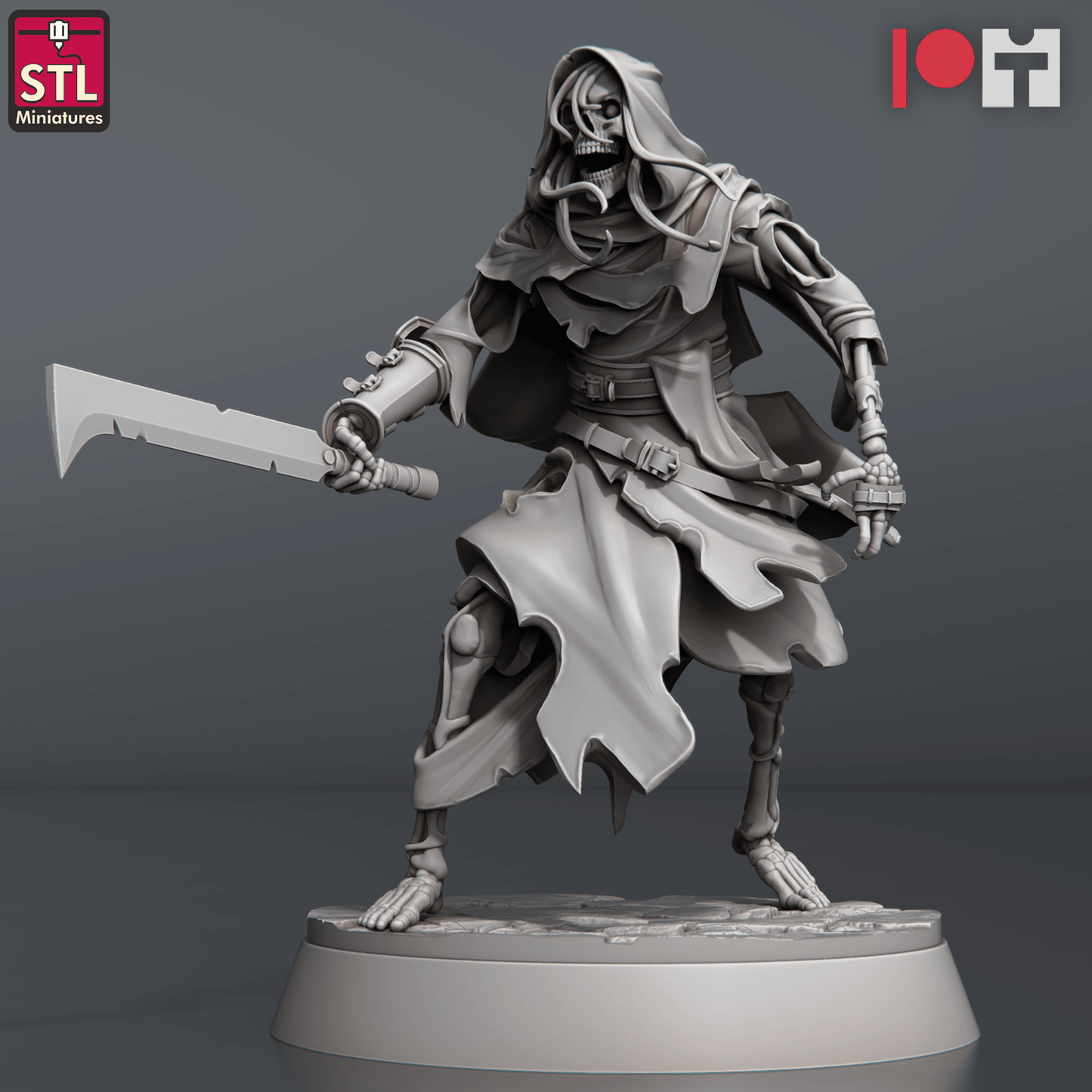 3D Printed STL Miniatures Reaver Knights 28 - 32mm War Gaming D&D