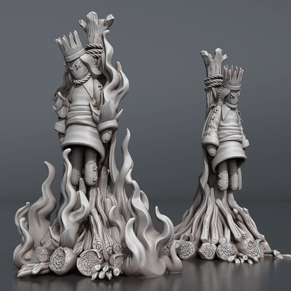 3D Printed STL Miniatures Riot Set 28 - 32mm War Gaming D&D