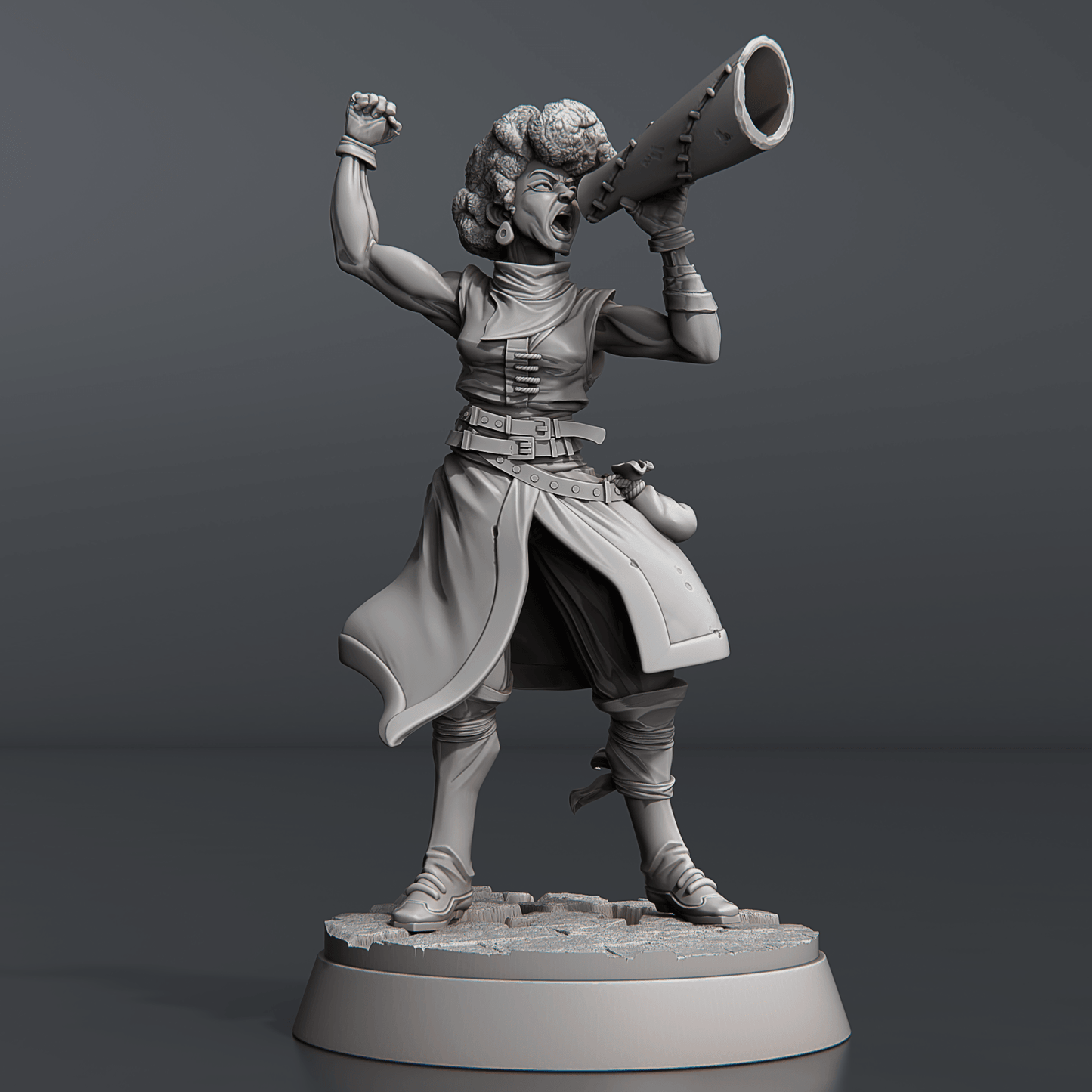 3D Printed STL Miniatures Riot Set 28 - 32mm War Gaming D&D