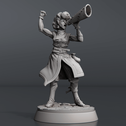 3D Printed STL Miniatures Riot Set 28 - 32mm War Gaming D&D
