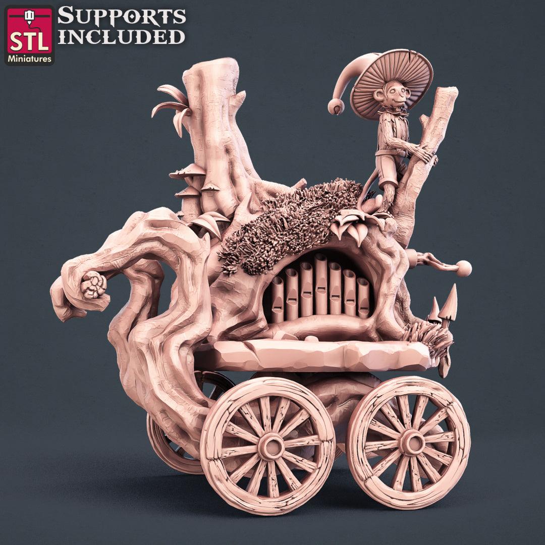 3D Printed STL Miniatures Satyrs Set 28 - 32mm War Gaming D&D