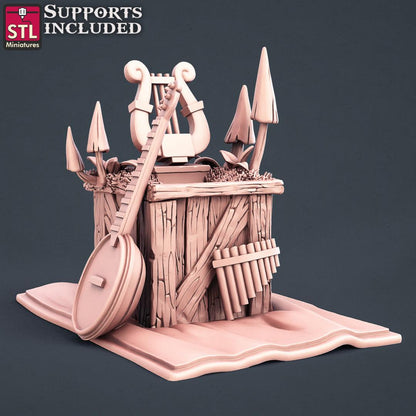 3D Printed STL Miniatures Satyrs Set 28 - 32mm War Gaming D&D